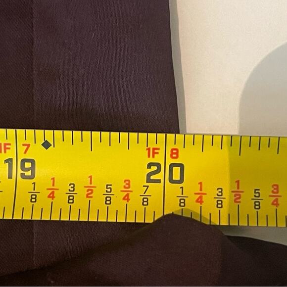 DKNY Burgundy Studded Smocked Raw Edges Boho Festival Dress NWOT Size 12 - Picture 11 of 13